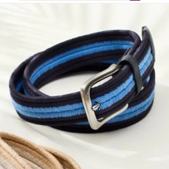 Tommy Bahama Two-Tone Stretch Belt Size M or XL - Picture 1 of 7